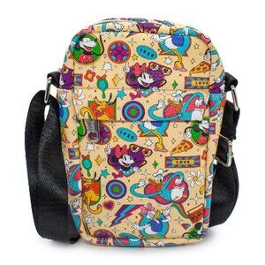 Disney Mickey And Friends Buckle-Down Crossbody Bag